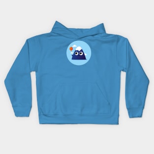 Mountain ballooning Kids Hoodie